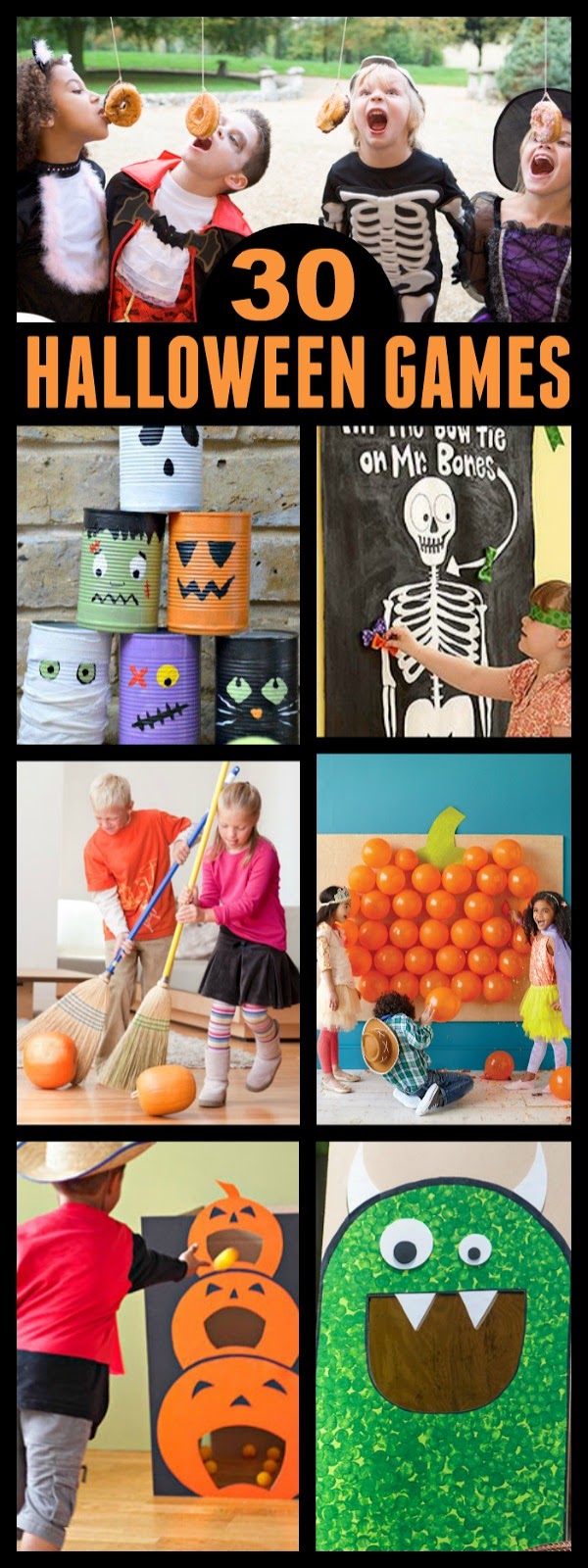 Monster games for kids halloween party
